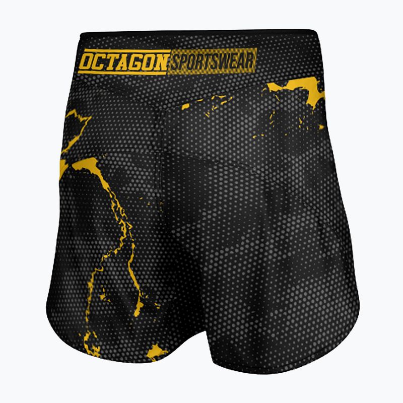 Férfi Octagon Marble Camo MMA edzőnadrág sárga terepszínű edzőnadrág 2