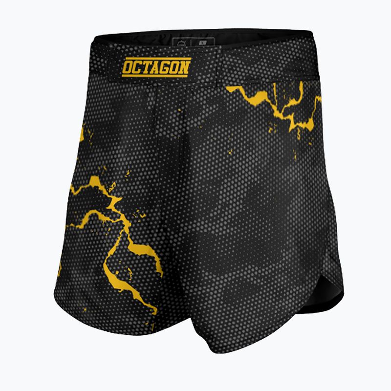 Férfi Octagon Marble Camo MMA edzőnadrág sárga terepszínű edzőnadrág 3