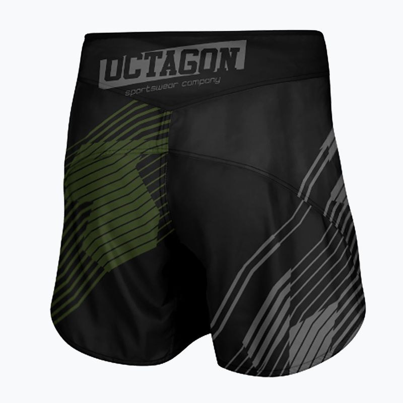 Octagon Broken Line MMA férfi edzőnadrág fekete 2