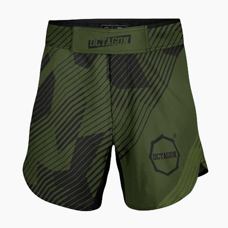 Octagon Broken Line MMA férfi edzőnadrág oliva színű