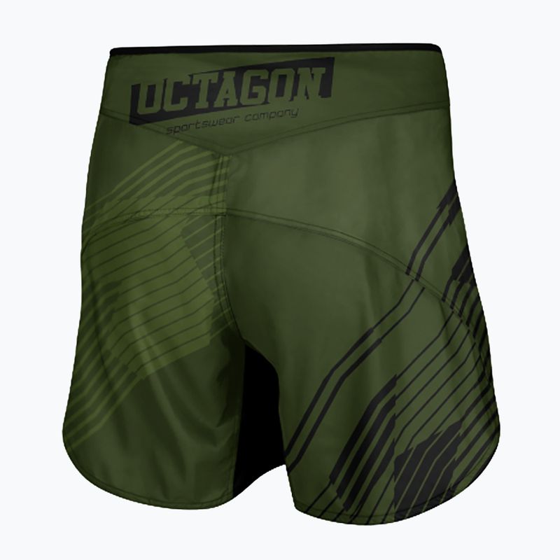 Octagon Broken Line MMA férfi edzőnadrág oliva színű 2