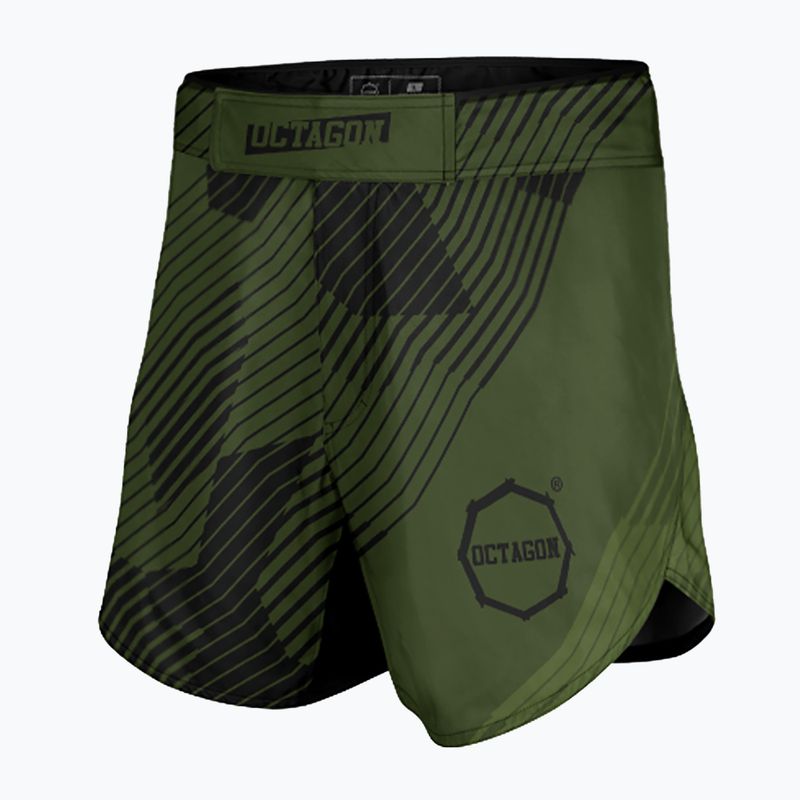 Octagon Broken Line MMA férfi edzőnadrág oliva színű 3