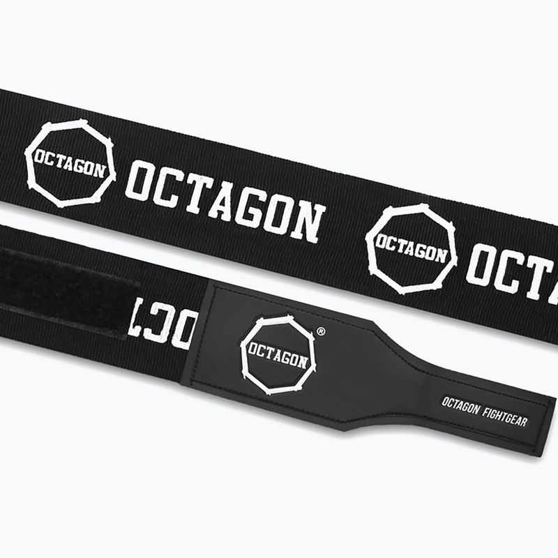 Boxkesztyű kötések Octagon Fightgear Supreme Printed 500 cm black/white 3