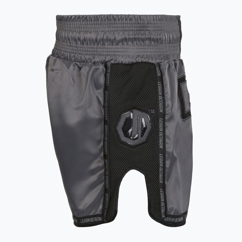 Edzőshort Octagon Kickboxing/Muay Thai Legion Future Premium black/grey 4