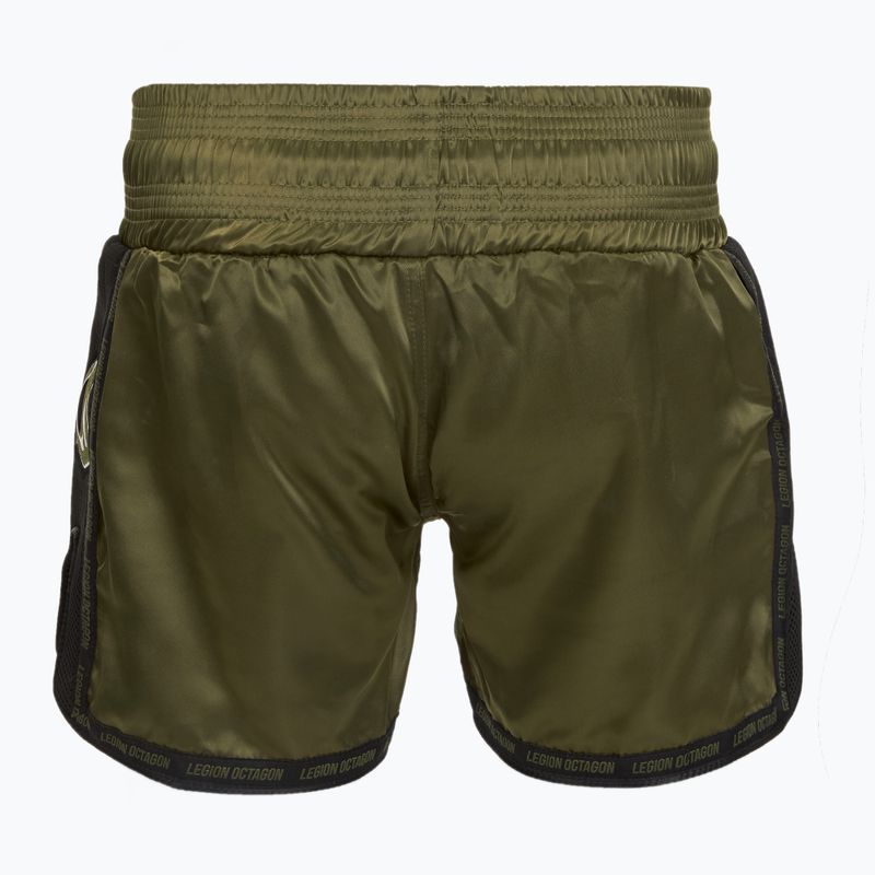 Edzőshortok Octagon Kickboxing/Muay Thai Legion Future Premium army green 2