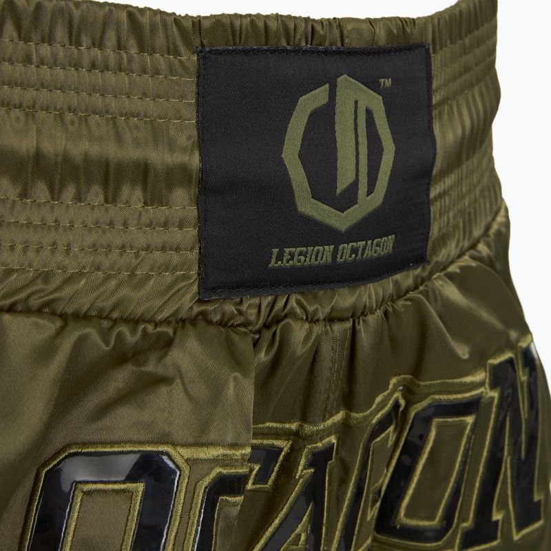Edzőshortok Octagon Kickboxing/Muay Thai Legion Future Premium army green 3