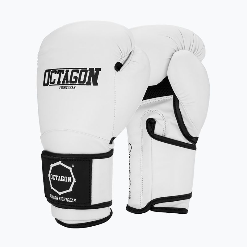 Octagon boxkesztyű Matt fehér