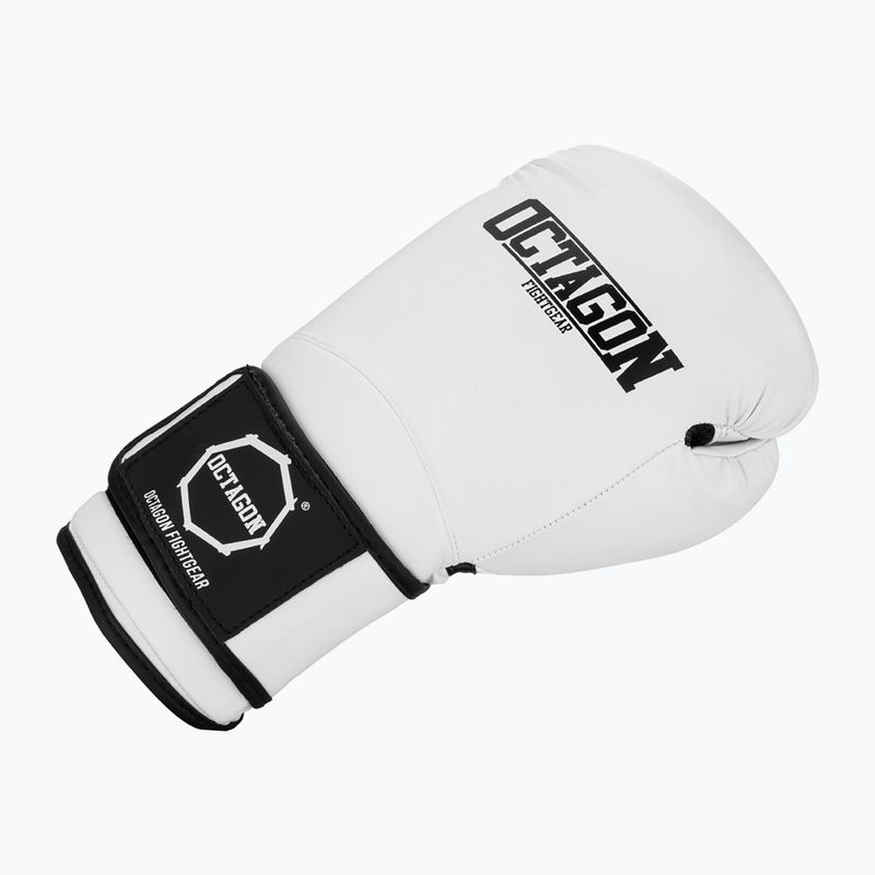 Octagon boxkesztyű Matt fehér 2