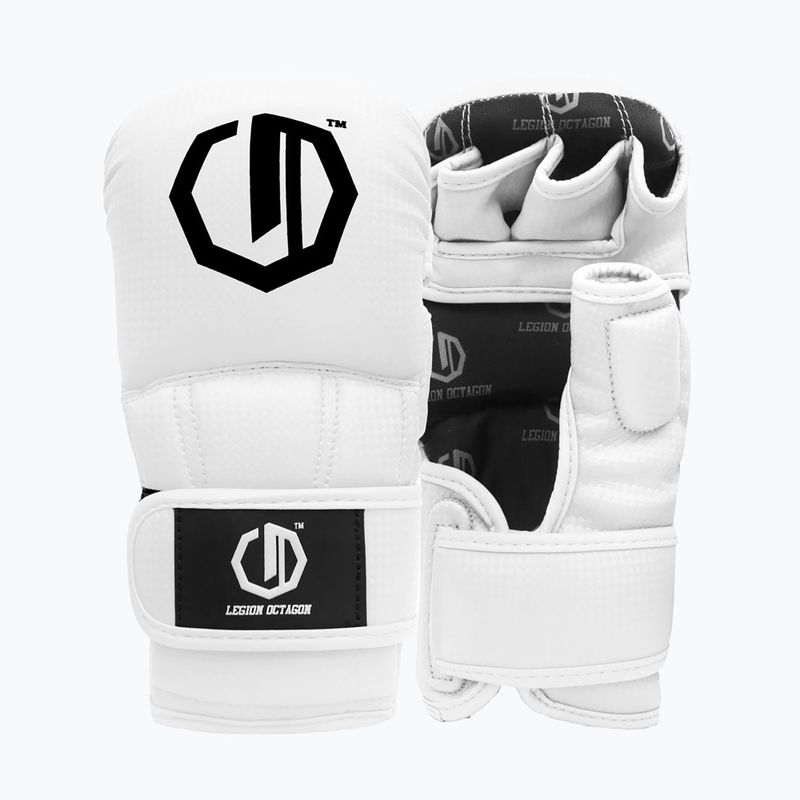Sparringkesztyűk Octagon Legion Kevlar MMA white
