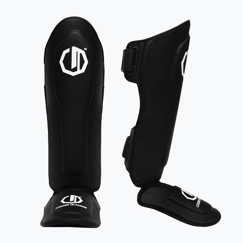 Sípcsont- és lábvédők Octagon Legion Kevlar black 3