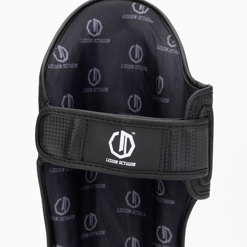 Sípcsont- és lábvédők Octagon Legion Kevlar black 7