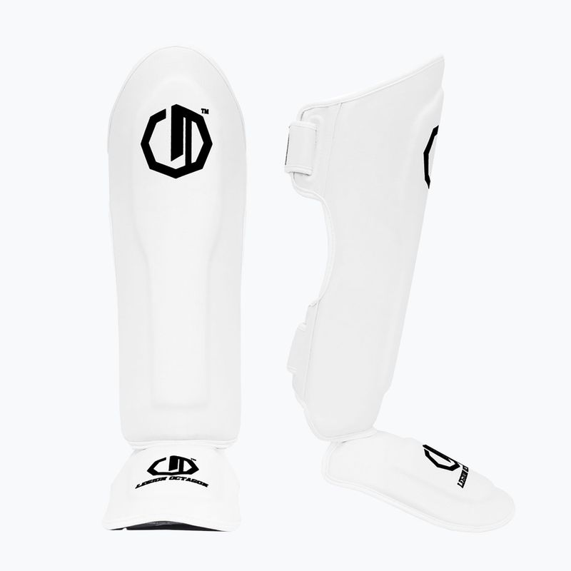 Sípcsont- és lábvédők Octagon Legion Kevlar white 3