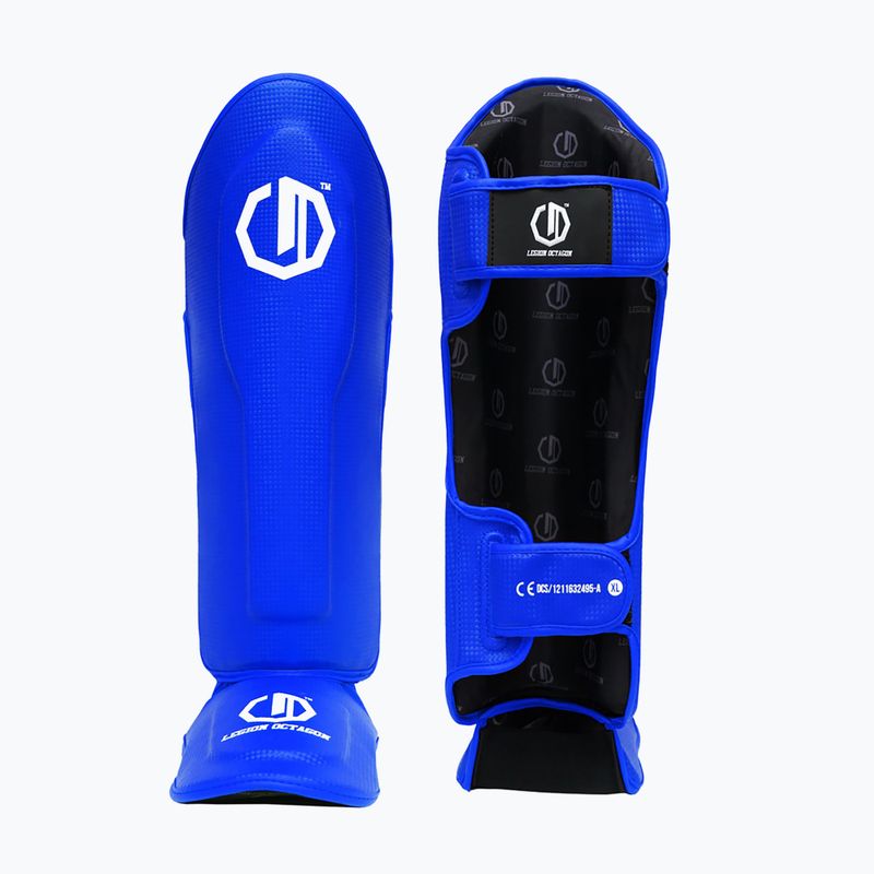 Sípcsont- és lábfejvédő Octagon Legion Kevlar blue 3