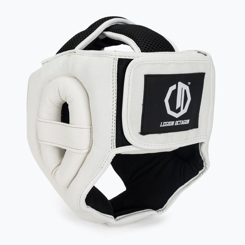 Boksz fejvédő Octagon Legion Kevlar white 3