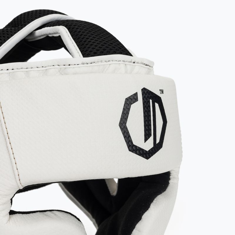 Boksz fejvédő Octagon Legion Kevlar white 4