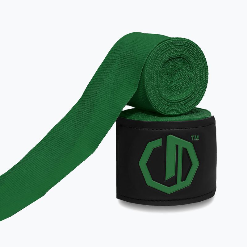 Boxkesztyű kötések Octagon Legion Supreme 400 cm dark green 2