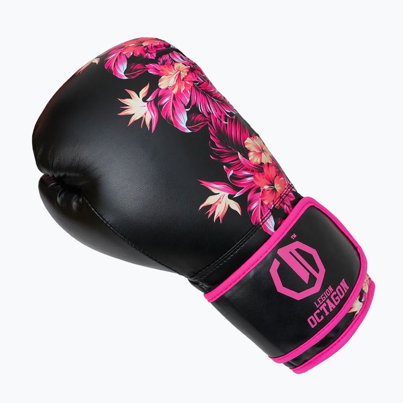 Bokszkesztyűk Octagon Legion Flower black/pink 2