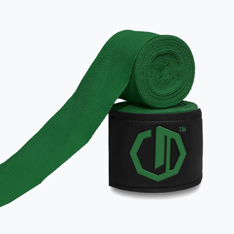 Boxkesztyű kötések Octagon Legion Supreme 500 cm dark green 2