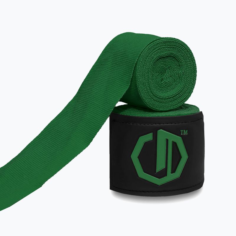 Boxkesztyű kötések Octagon Legion Supreme 300 cm dark green 2