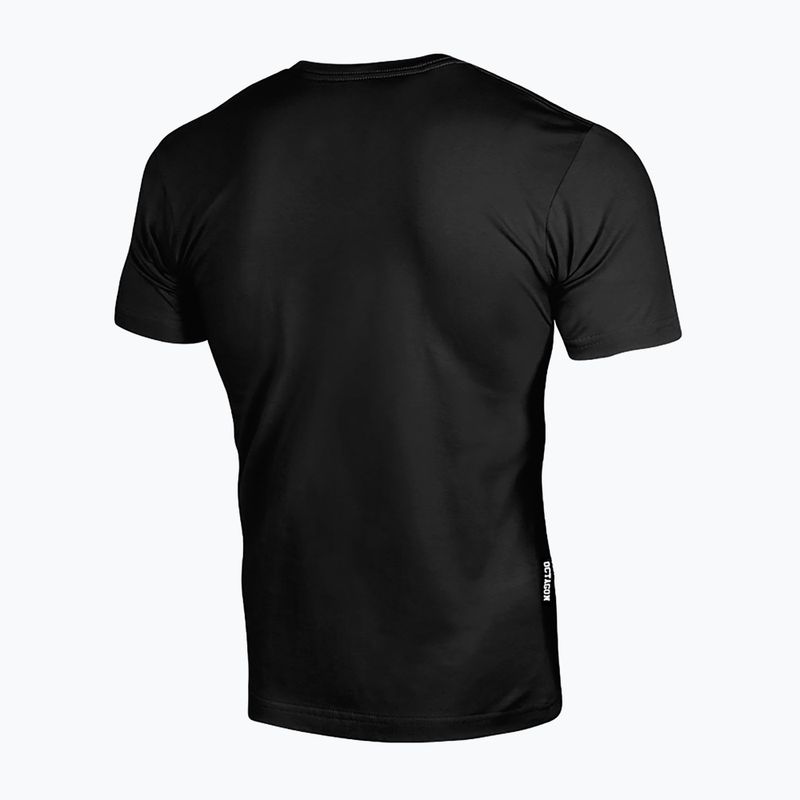 Férfi póló Octagon Small Logo black/orange 2