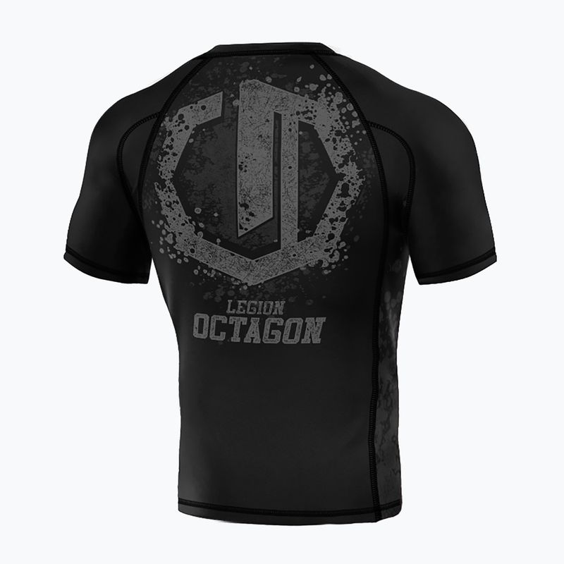 Férfi rashguard Octagon Legion Premium Grunge black/grey 2