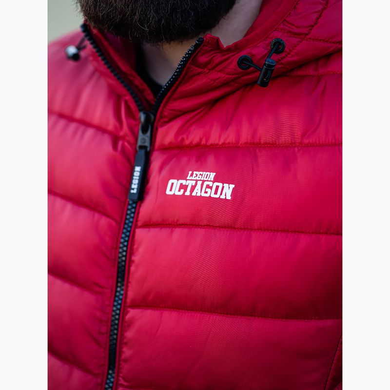 Férfi téli kabát Octagon Legion Florida red 6