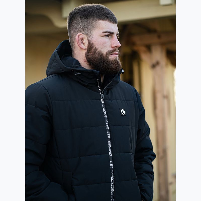 Férfi téli kabát Octagon Legion Panama black 5