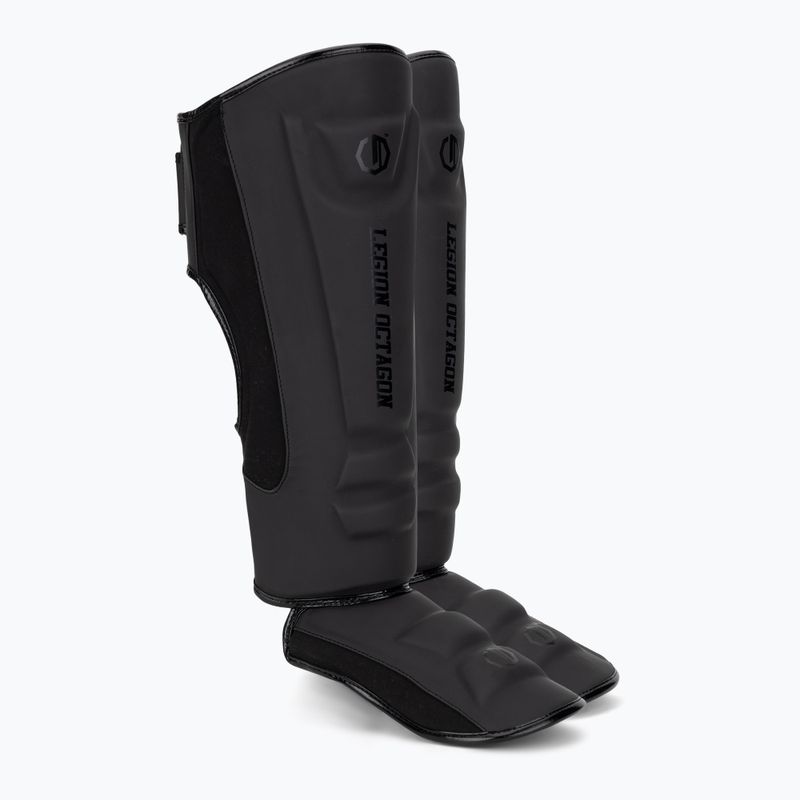 Sípcsont- és lábfejvédők Octagon Legion Enforcer black