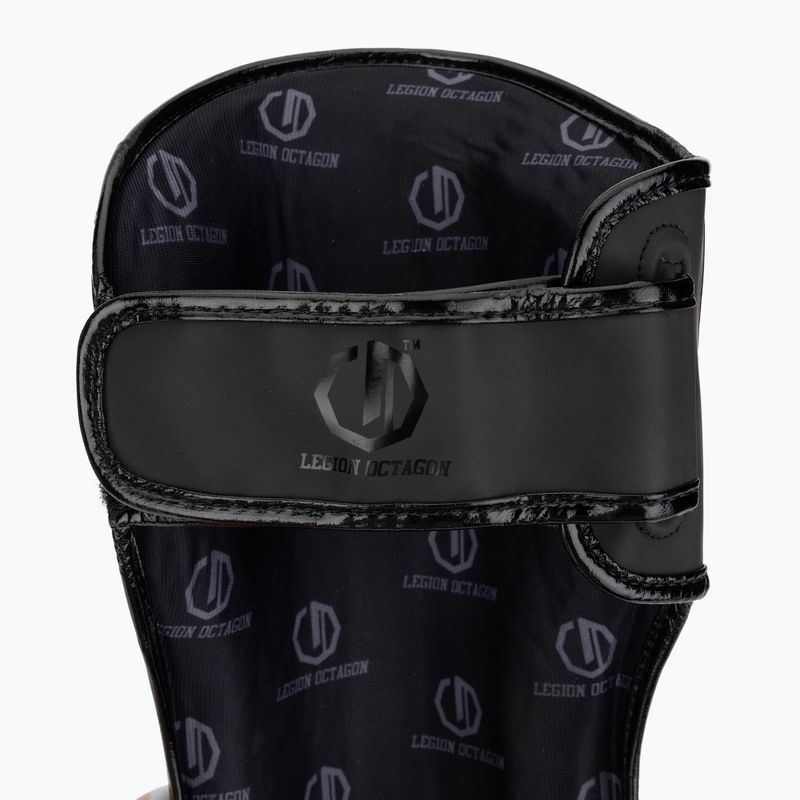 Sípcsont- és lábfejvédők Octagon Legion Enforcer black 7