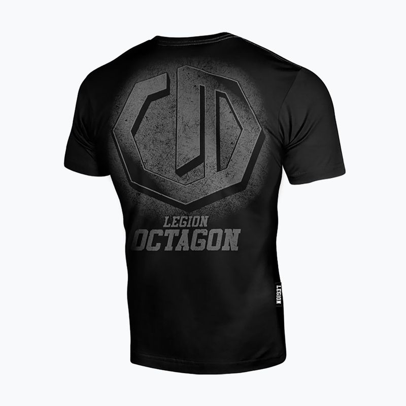 Férfi póló Octagon Legion Conquest black/grey 2