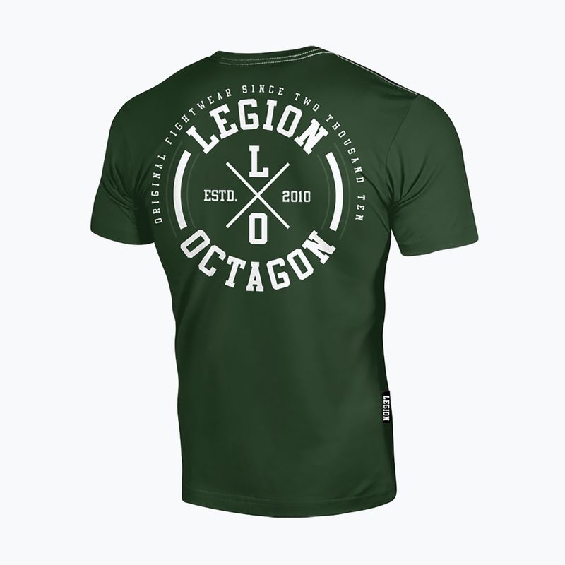 Férfi póló Octagon Legion LO bottle green 2