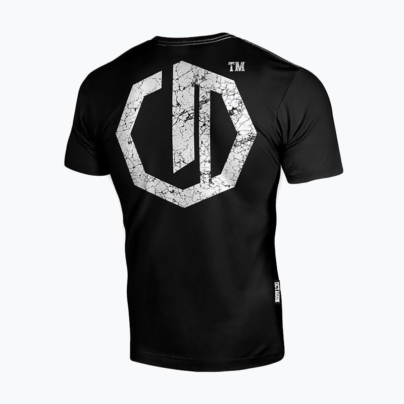 Férfi póló Octagon Legion Big Logo black/white 2