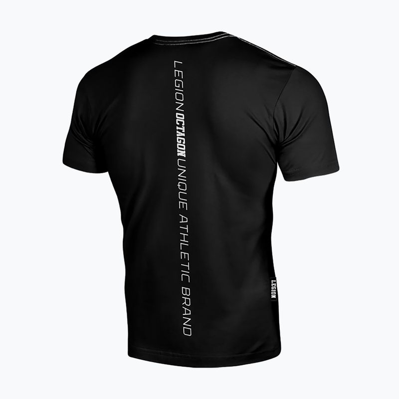 Férfi póló Octagon Legion Unique black/white 2