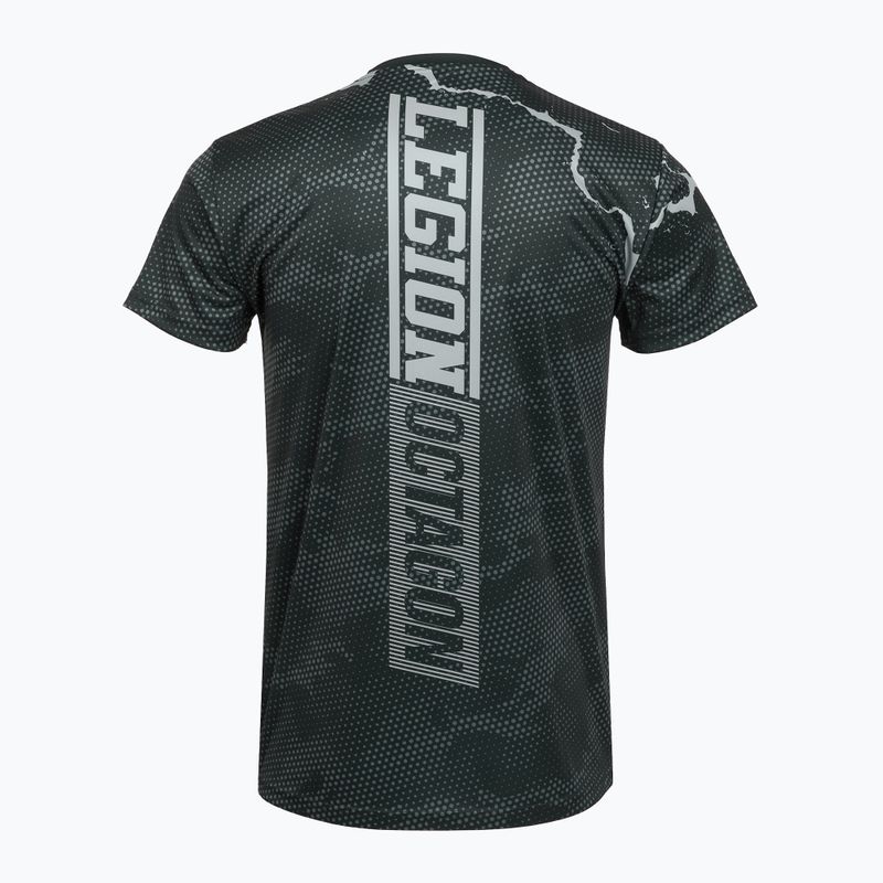 Férfi edző póló Octagon Marble Camo black 2