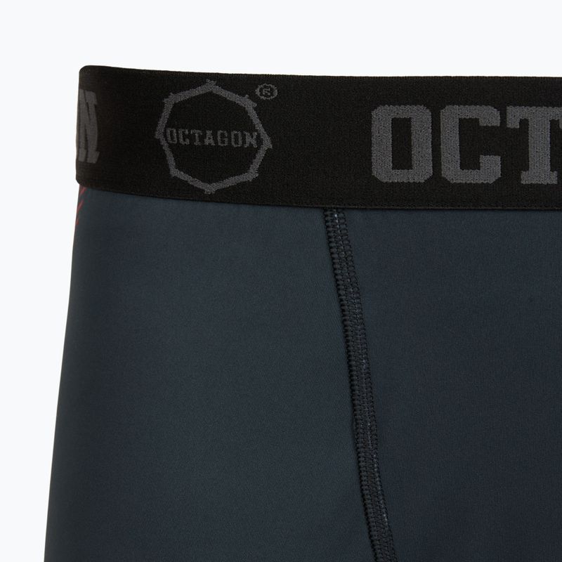 Férfi edző rövidnadrág Octagon Legion Escape black/red 3