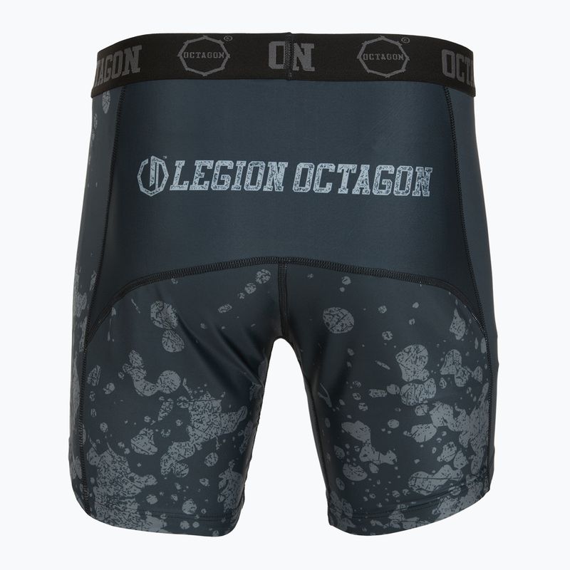 Férfi edző rövidnadrág Octagon Legion Grunge black/grey 2