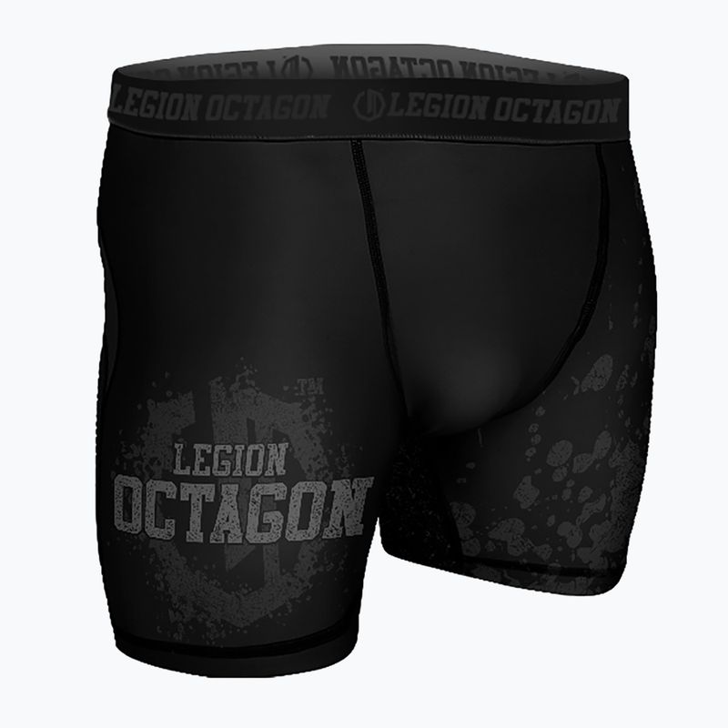 Férfi edző rövidnadrág Octagon Legion Grunge black/grey 3