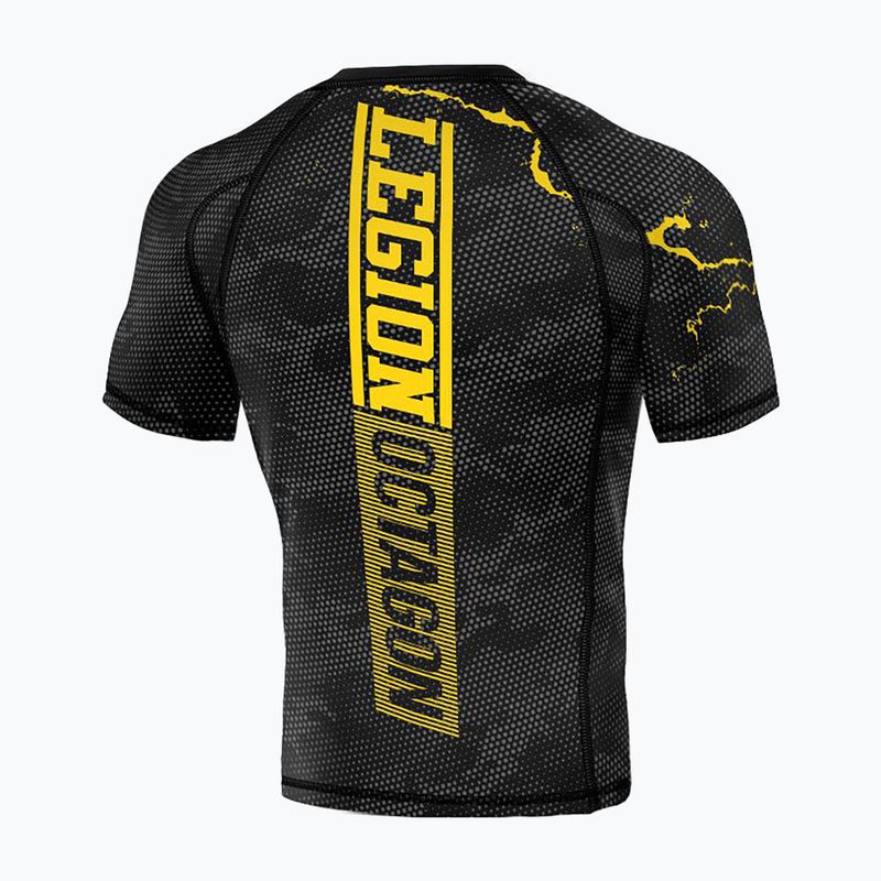 Męi Rashguard Octagon Legion Premium fekete/sárga 2