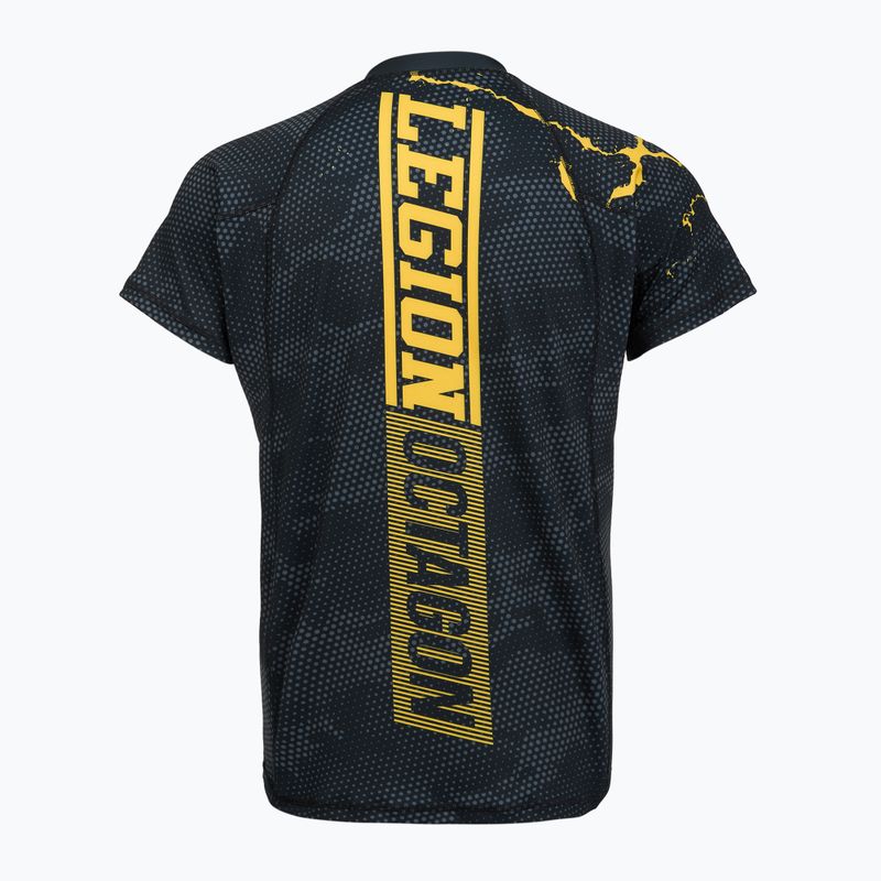 Férfi rashguard Octagon Legion Premium black/yellow 2