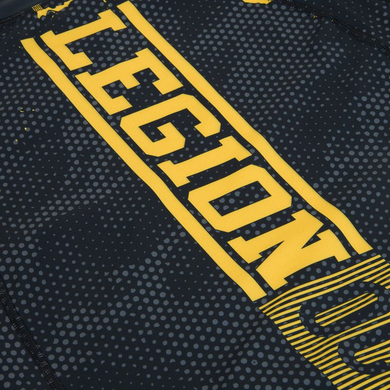 Férfi rashguard Octagon Legion Premium black/yellow 4