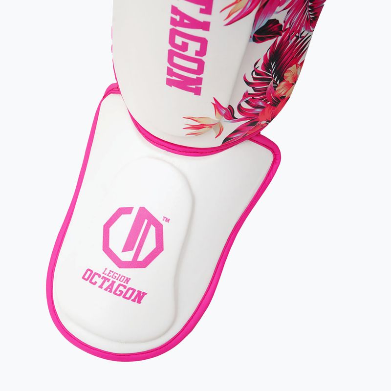 Sípcsontvédők Octagon Legion Flower white/pink 3