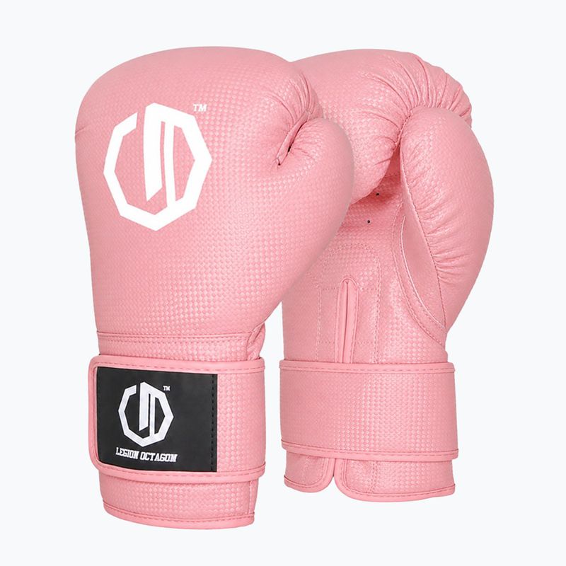 Női bokszkesztyűk Octagon Legion Kevlar powder pink 2