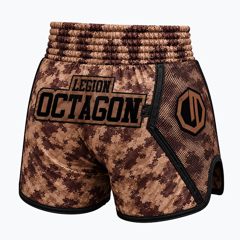 Edző rövidnadrágok Octagon Legion Kickboxing/Muay Thai Premium desert storm 2