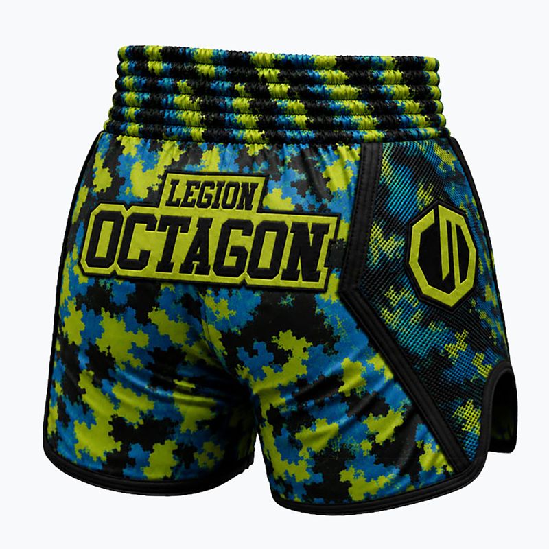 Edző rövidnadrágok Octagon Legion Kickboxing/Muay Thai Premium toxic unit 2