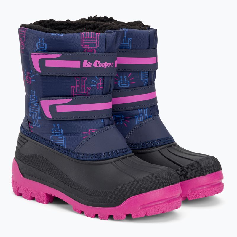 Lee Cooper gyermek hótaposó LCJ-23-44-2007 navy/fuchsia 4