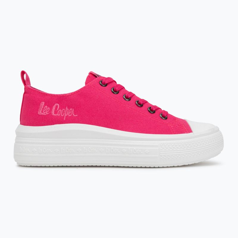 Lee Cooper női cipő LCW-25-44-3213LA fukszia 2