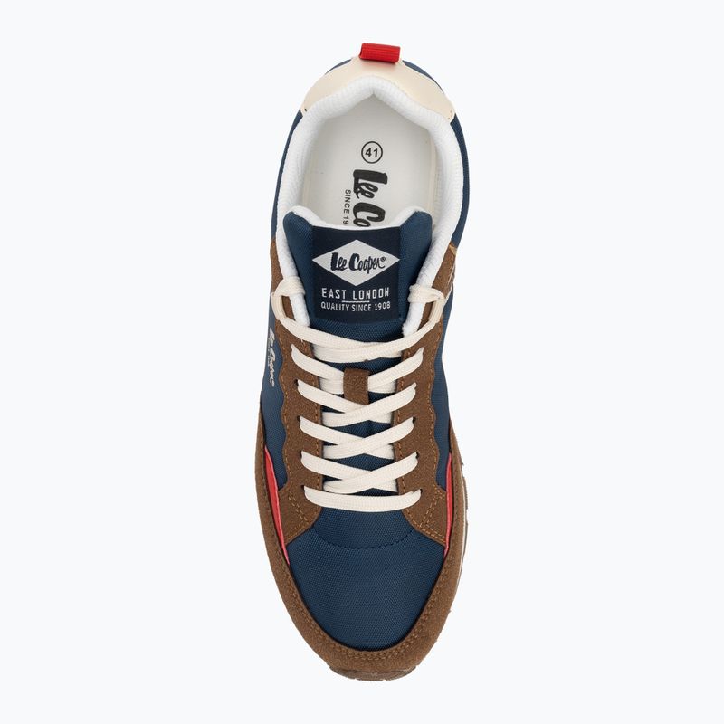 Lee Cooper férfi cipő LCW-25-03-3382MA barna/tengerészkék 5
