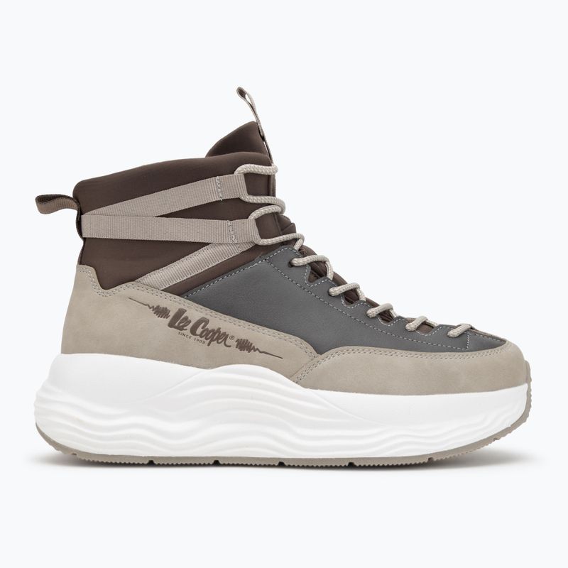Lee Cooper női csizma LCJ-25-47-3989L barna/szürke 2