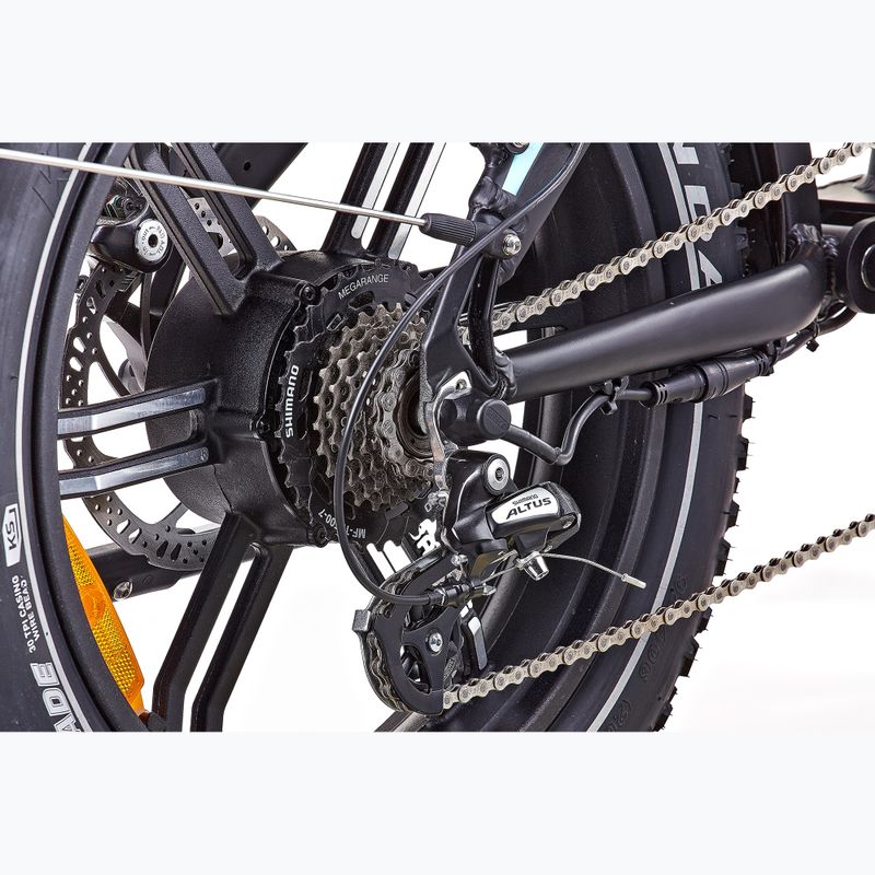 JOBOBIKE Eddy 48V 14Ah 672Wh elektromos kerékpár, fekete 4