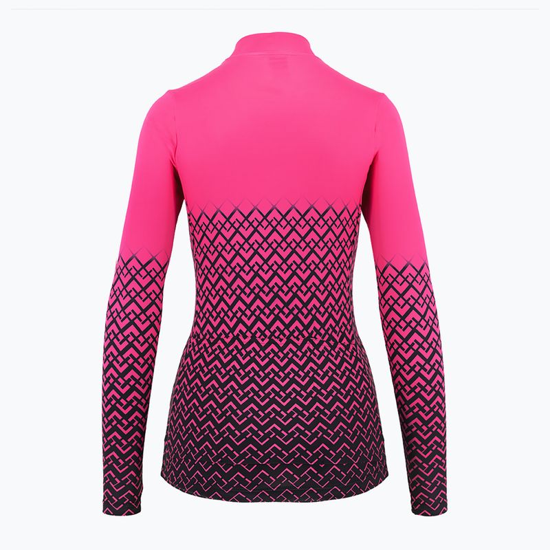 Női kerékpáros pulóver Quest Limone magenta 4